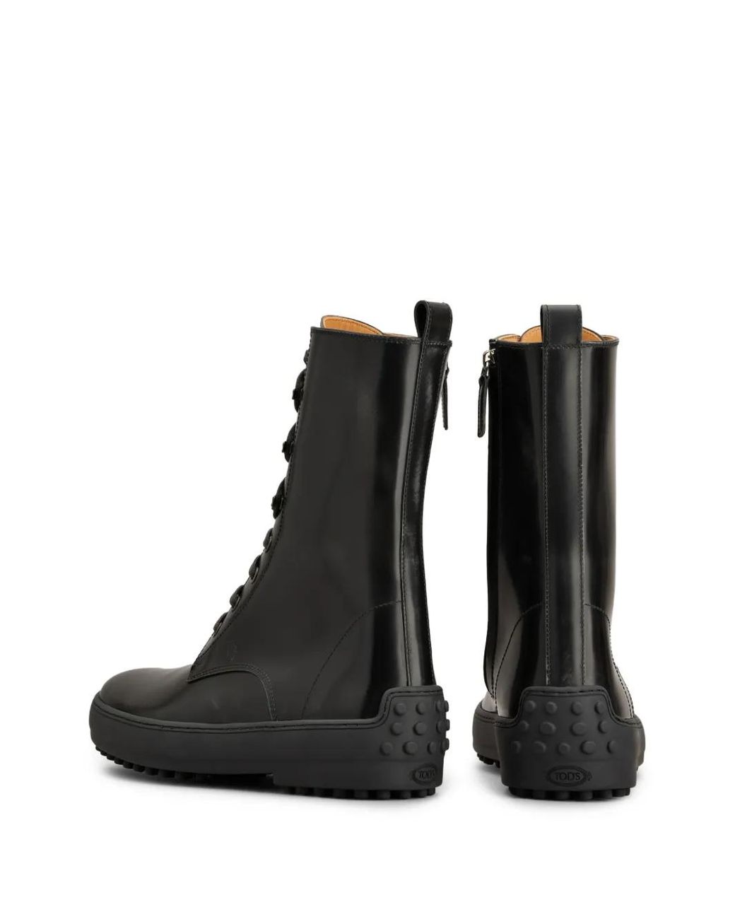 Tod's Black Leather Boots