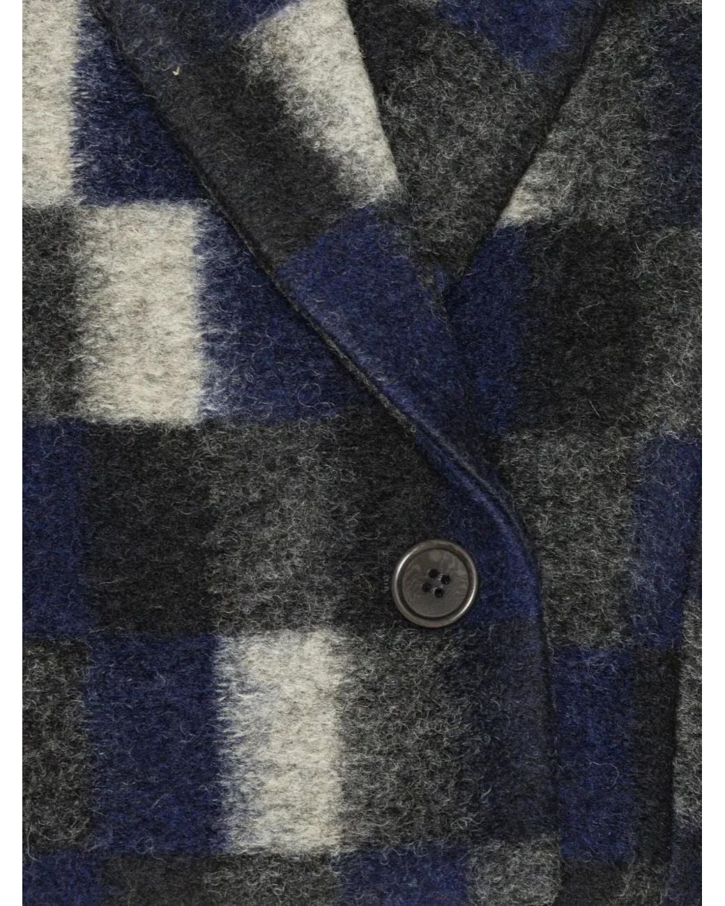 Henrik Vibskov Black Brushed Square-Pattern Jacket