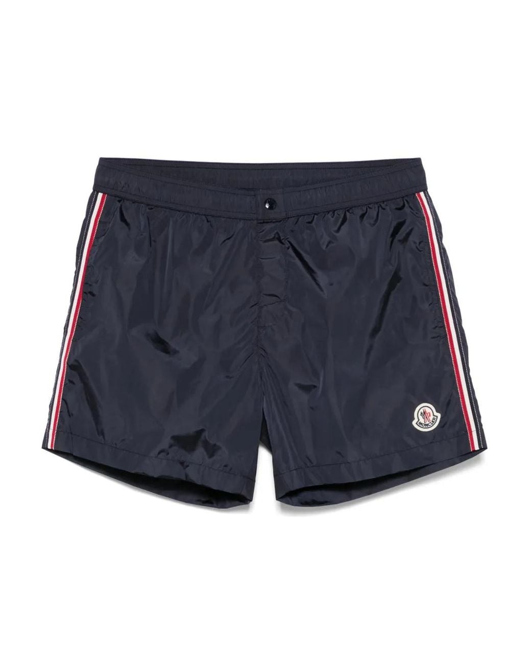 Moncler Blue Logo Swim Shorts for men