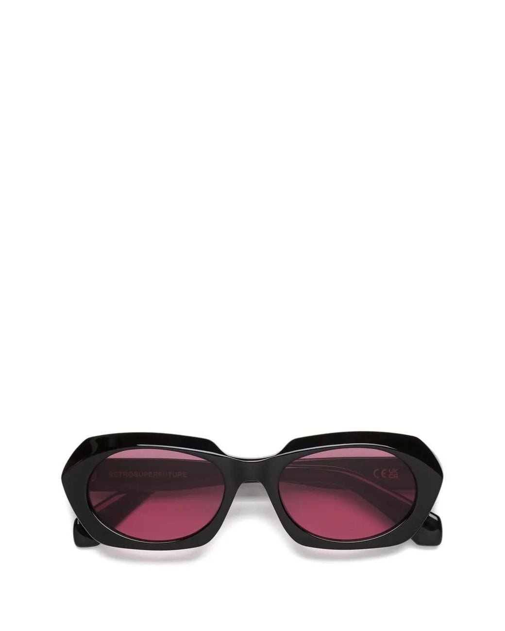 Retrosuperfuture Purple Epoca Oval-Frame Sunglasses