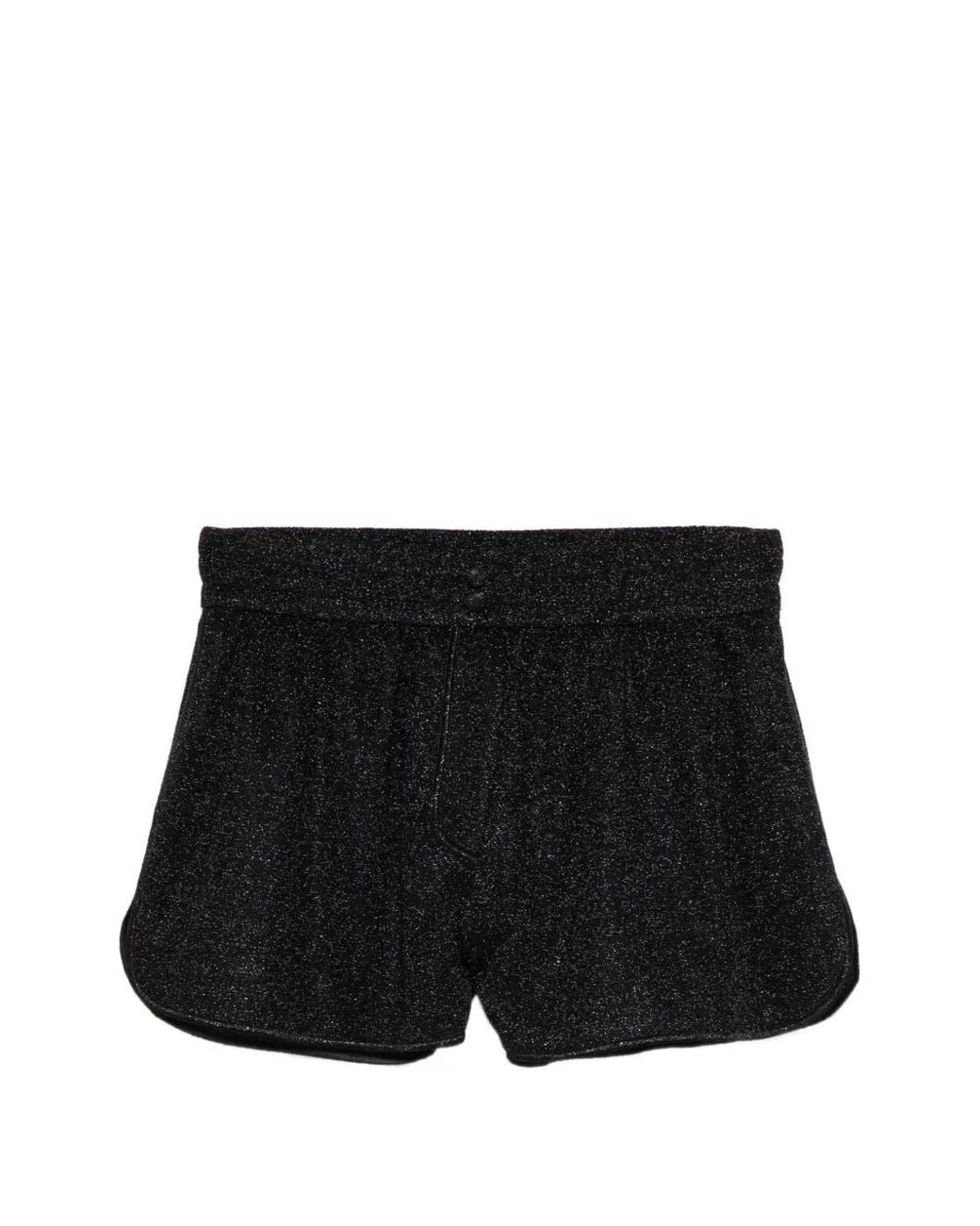 Oseree Black Lurex Shorts