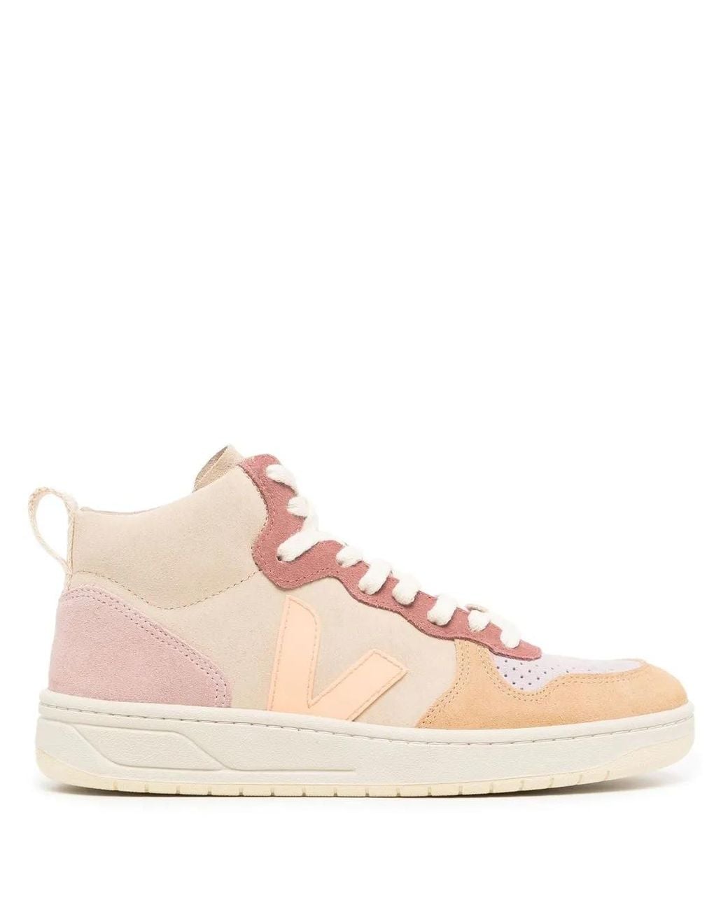 Veja Pink Baskets Montantes V-15