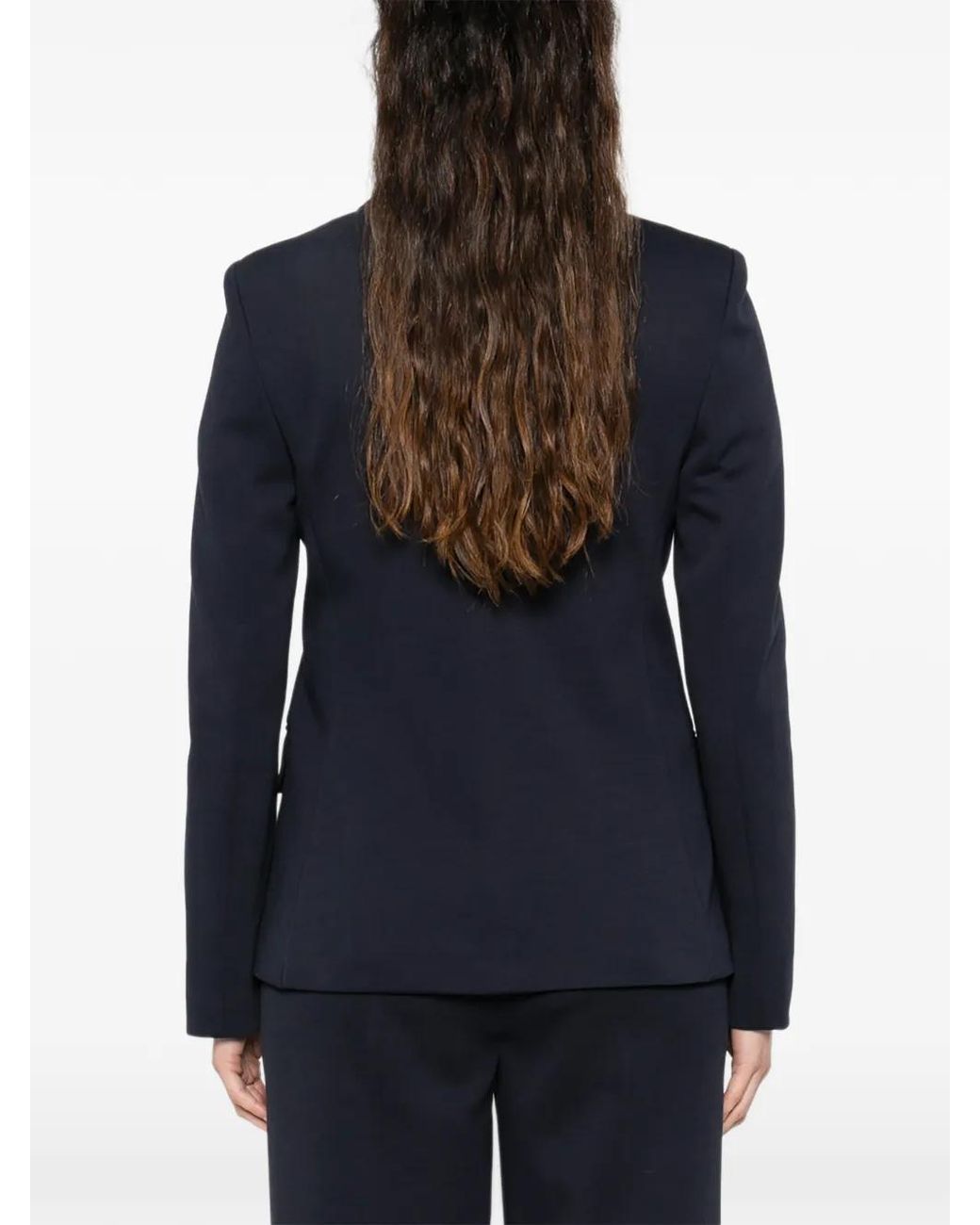 Weekend by Maxmara Blue Wkdginnasta Button Blazer
