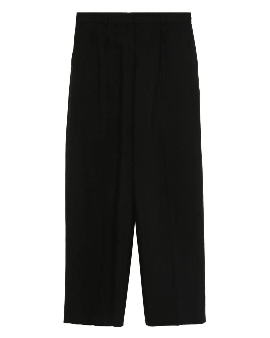 Totême Black Pleated Trousers
