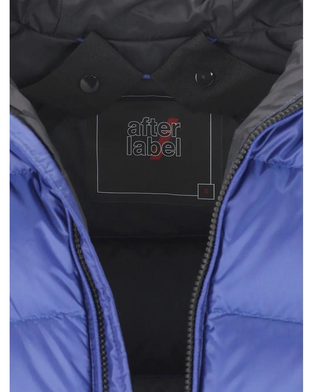 AFTER LABEL Blue Verbier Quilted Hooded Jacket for men