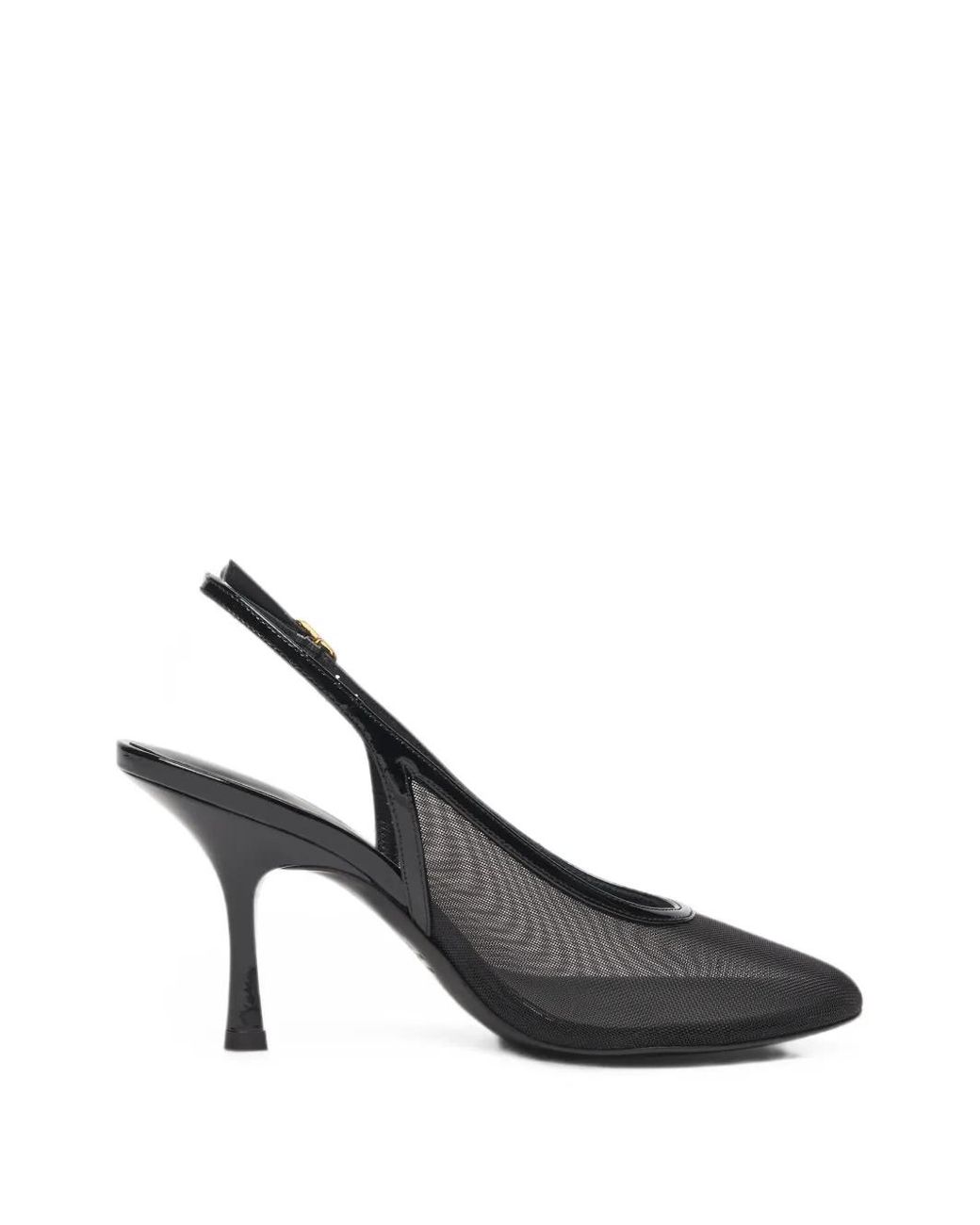 Stuart Weitzman Black Bareitall Slingback Pumps