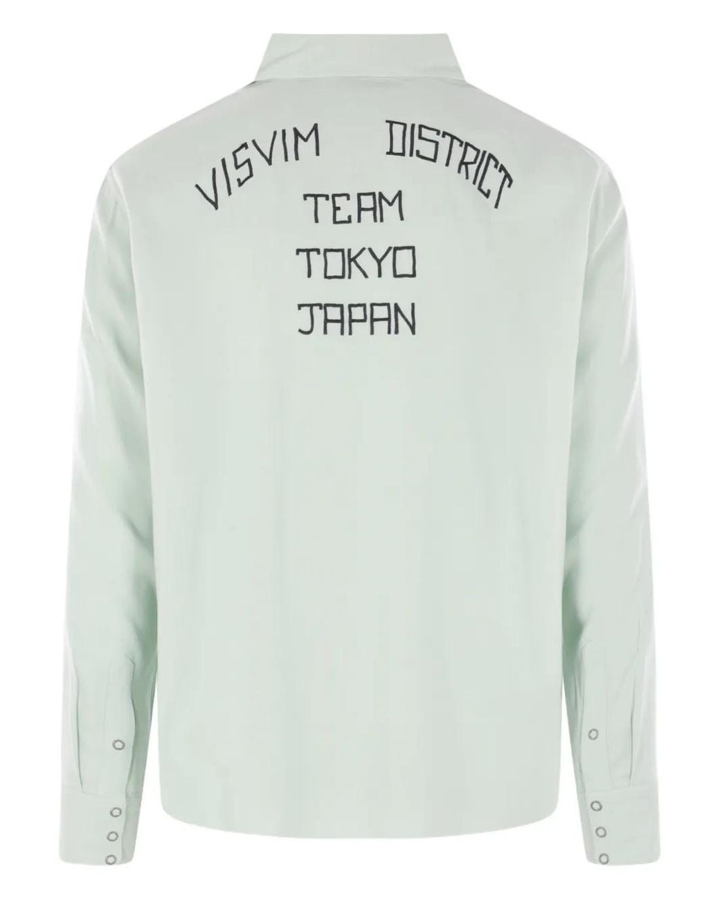 Visvim Gray Chemise À Logo Brodé for men