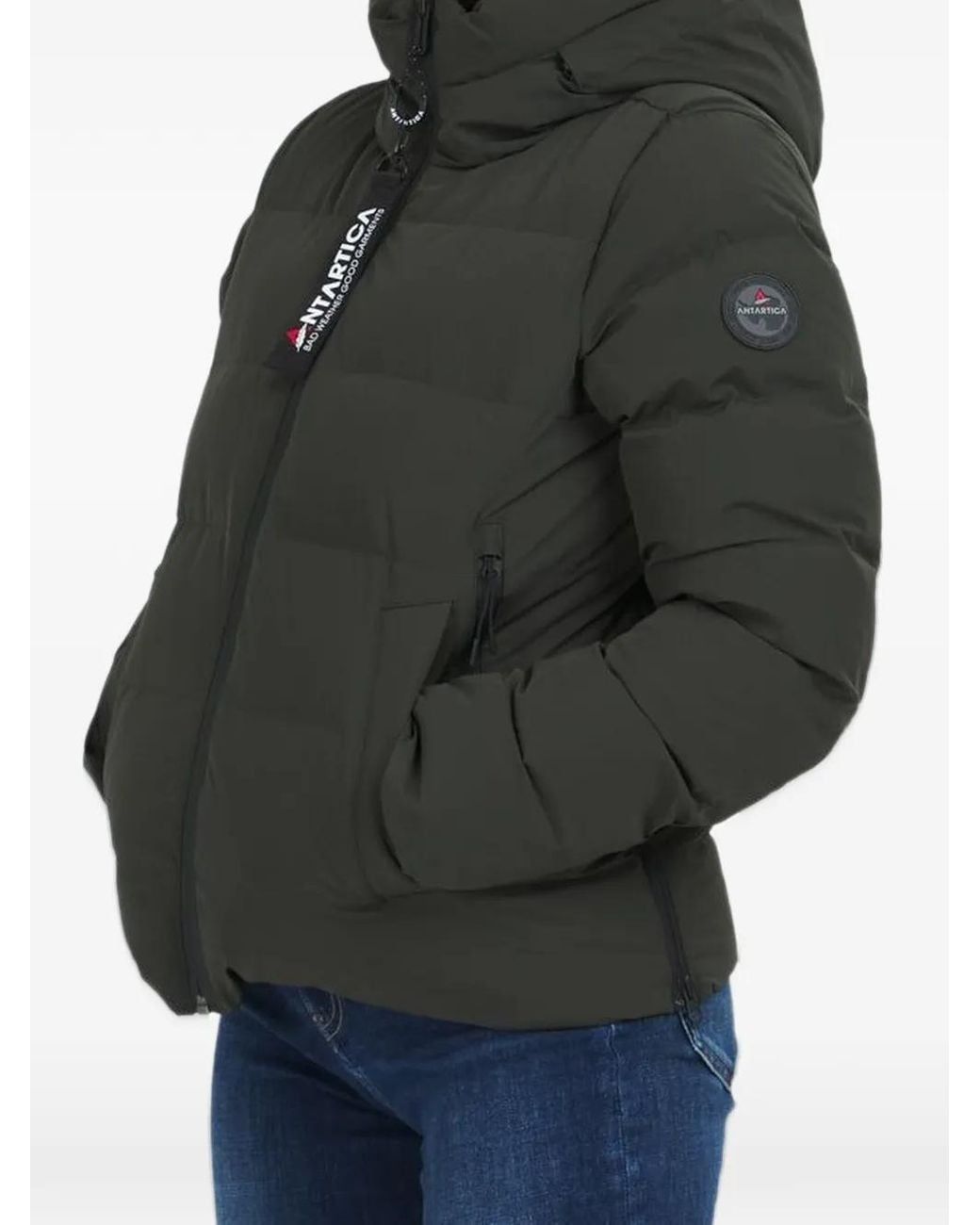 Antartica Blue Ginny Hooded Padded Jacket