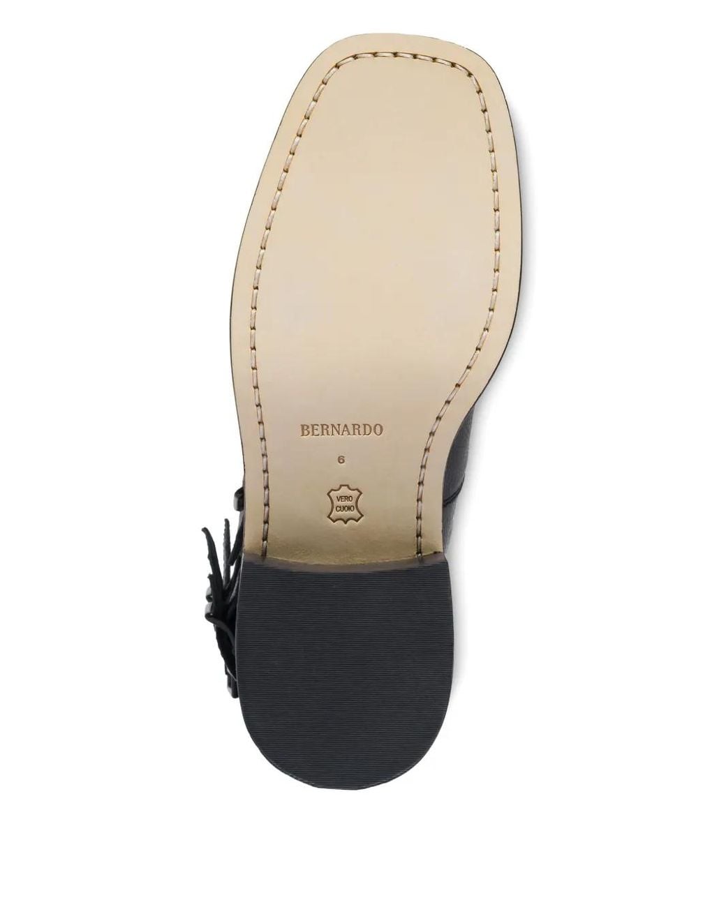 Bernardo Black 1946 65Mm Triple-Buckle Leather Boots