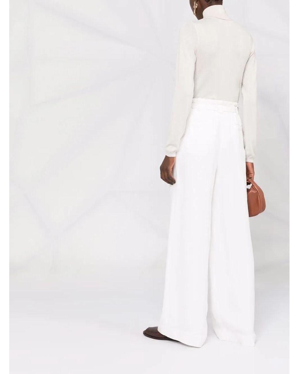 Brunello Cucinelli White Sweaters