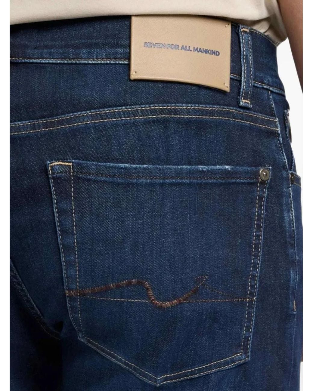 7 For All Mankind Blue Slimmy Fairfield Jeans for men