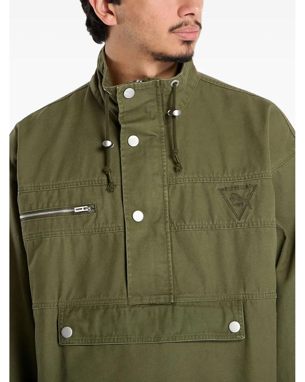 PUMA X Represent Jacke Mit Reißverschlusstasche in Green für Herren