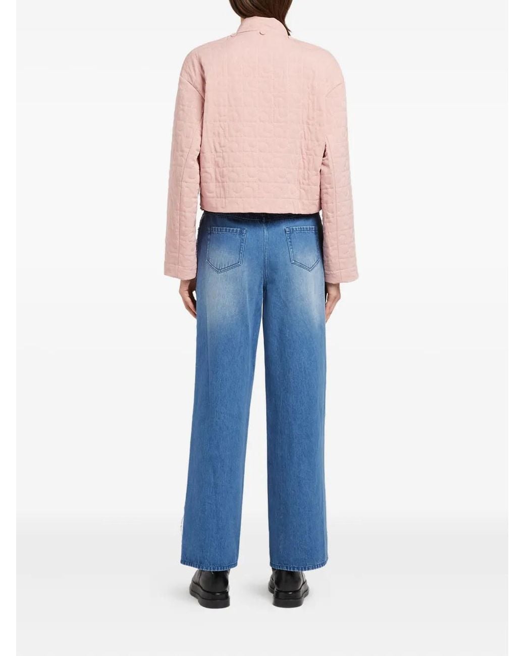 Ports 1961 Pink Tie-Neck Jacket