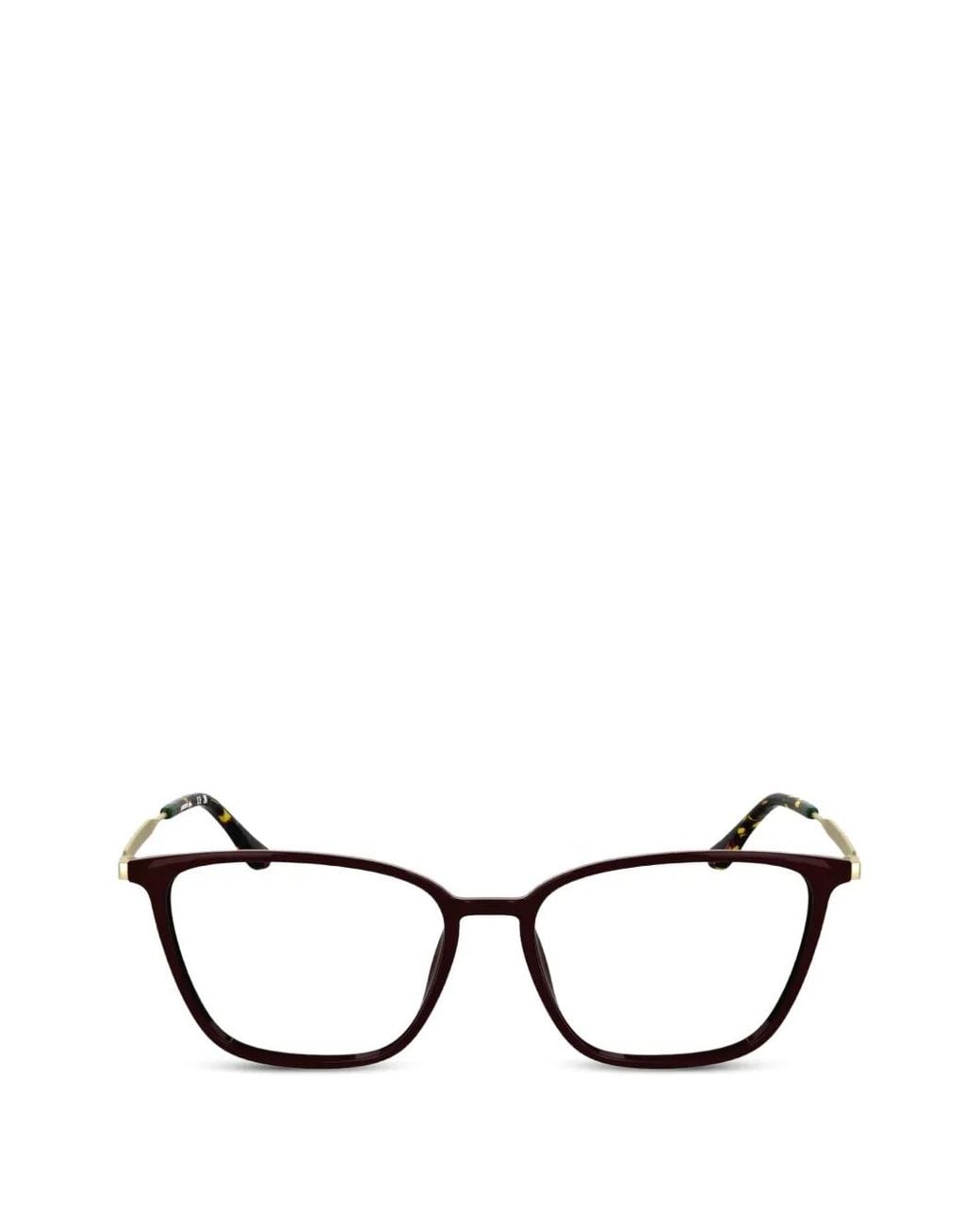 Lacoste Black Geometric-Frame Glasses