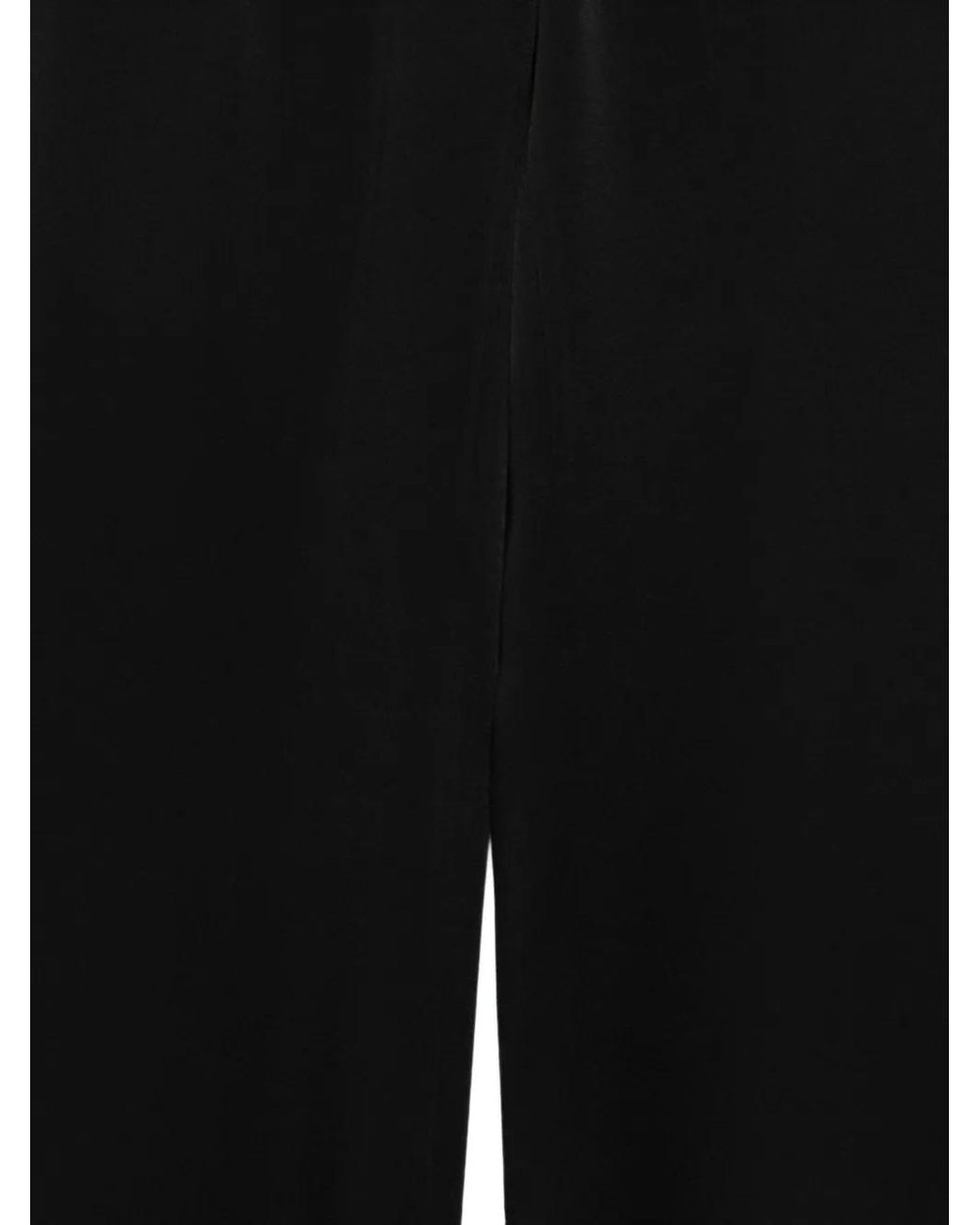 Antonelli Black Tiete Elasticated-Waistband Palazzo Pants