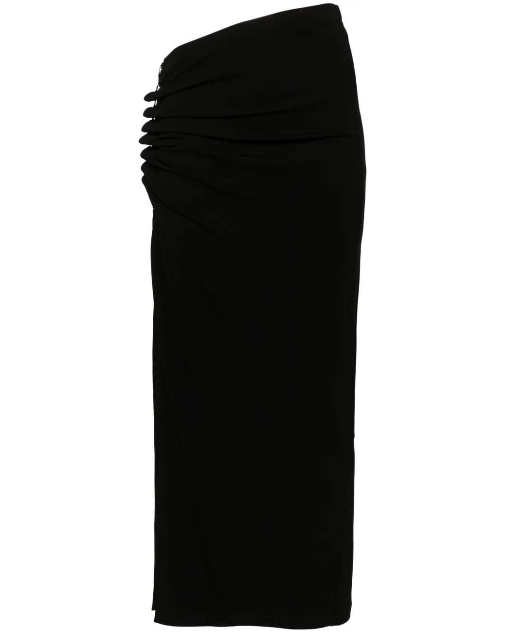 Rabanne Black Midi Skirt