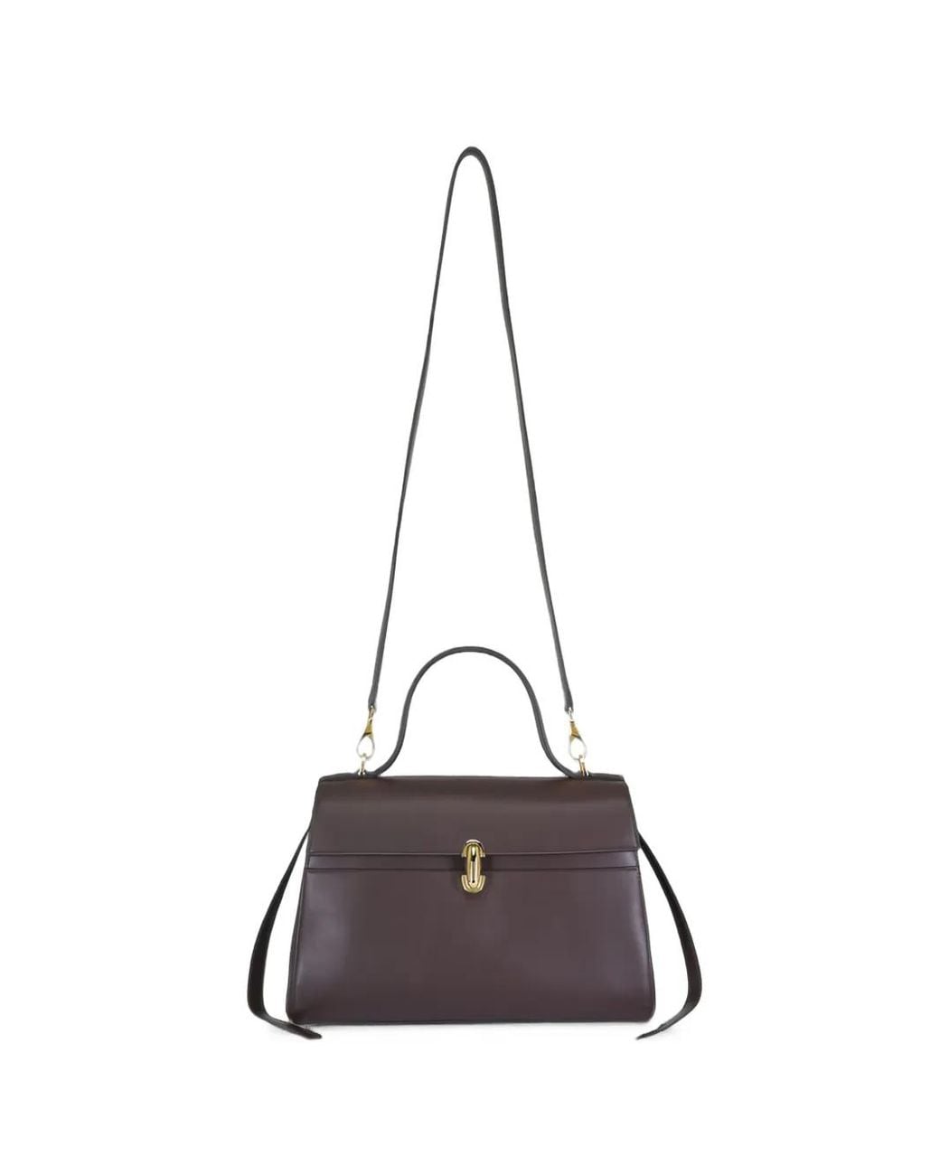 SAVETTE Natural Soft Symmetry Leather Tote Bag