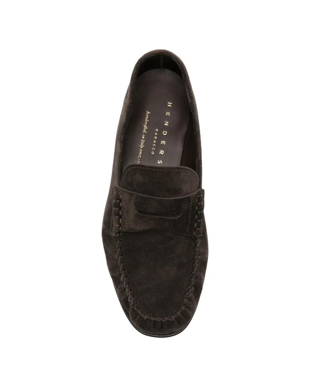Henderson White Sonia Penny-Strap Loafers