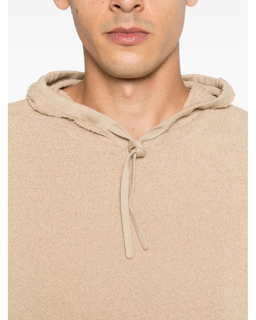 Diktat Natural Short-Sleeved Hooded T-Shirt for men
