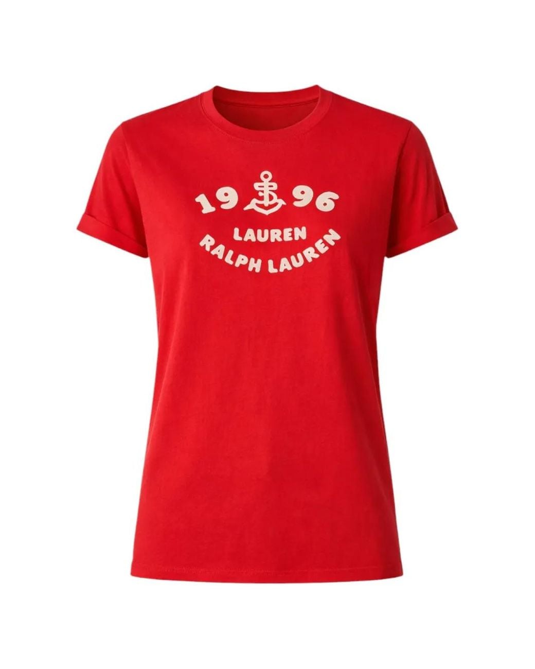 Ralph Lauren Logo-Embroidered Rolled-Cuff T-Shirt