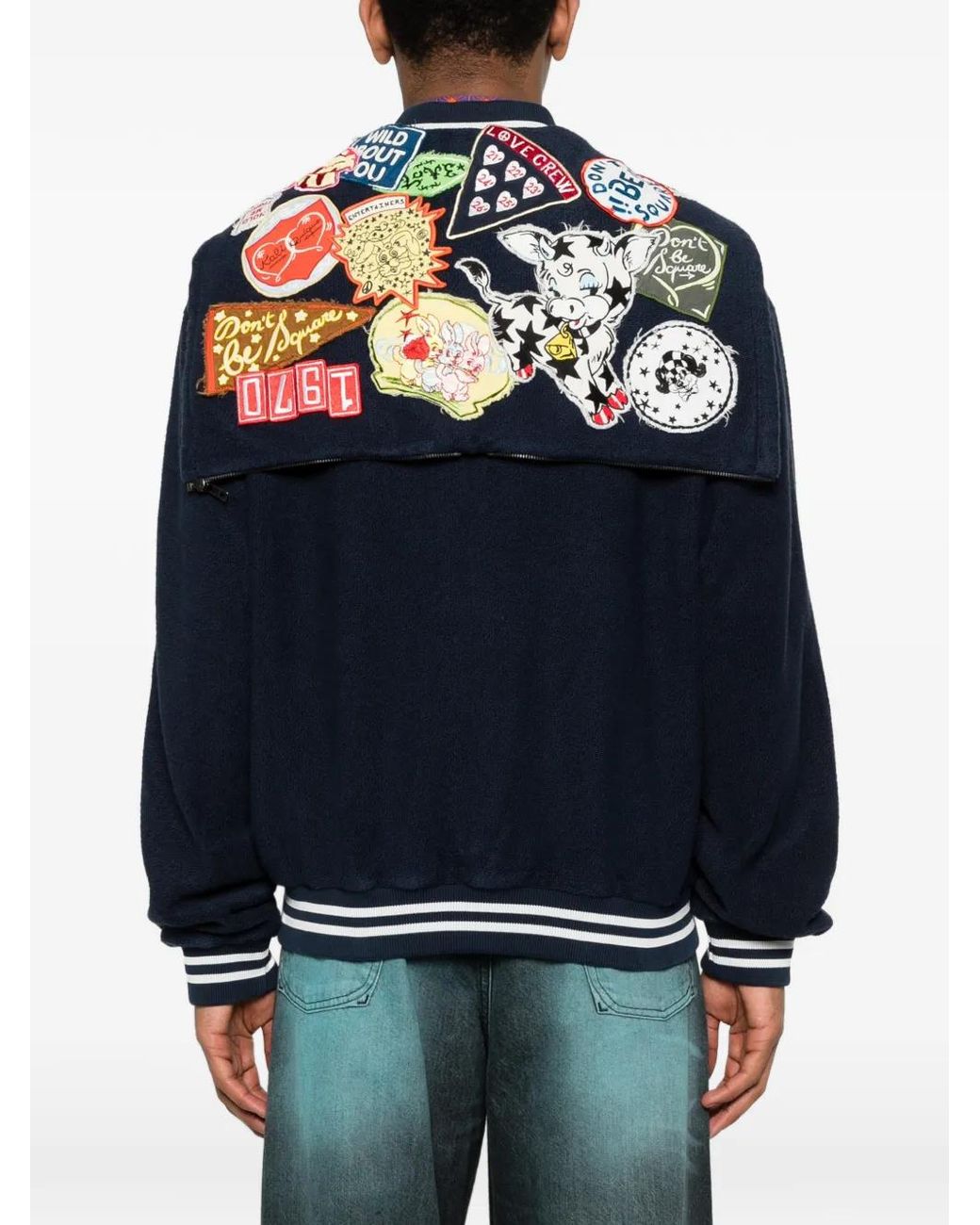KENZO Jack Met Applicatie in het Blue voor heren