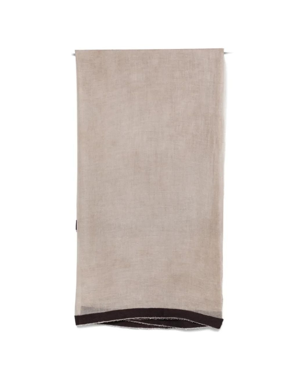 Sciarpa Toffy Con Frange di Faliero Sarti in Gray