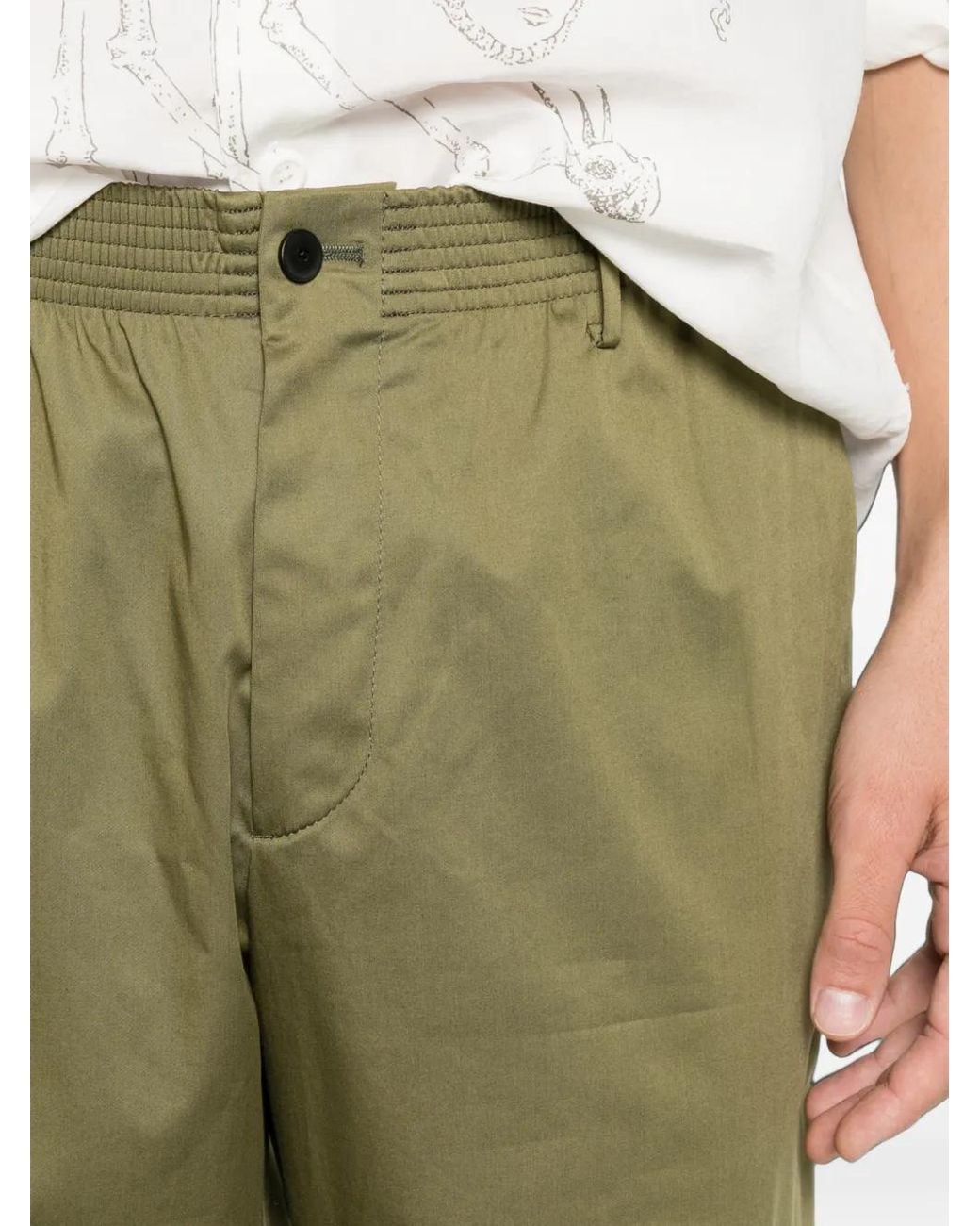 Cellar Door Green Pantalon Fuselé Ciak for men