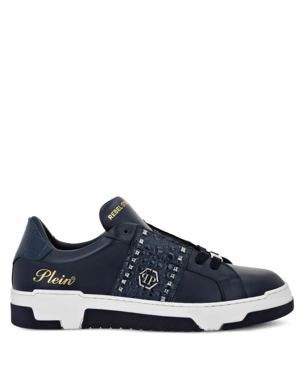 Philipp Plein スタッズ スニーカー ブルー | Lyst