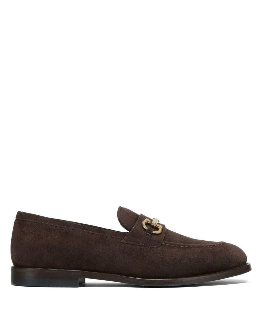 Brunello Cucinelli Brown Leather Loafers for men
