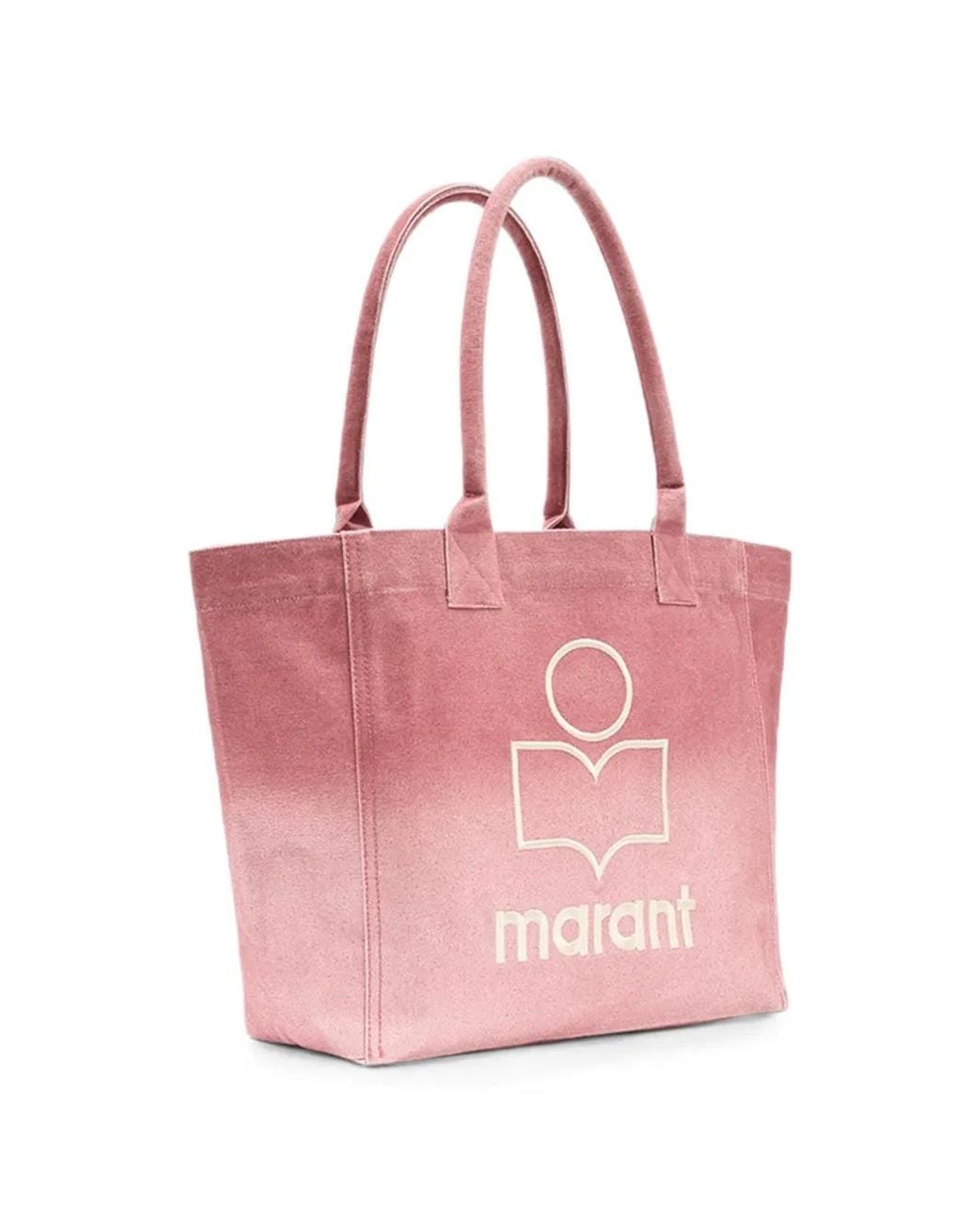 Isabel Marant Pink Petit Sac Cabas Yenky À Logo Brodé