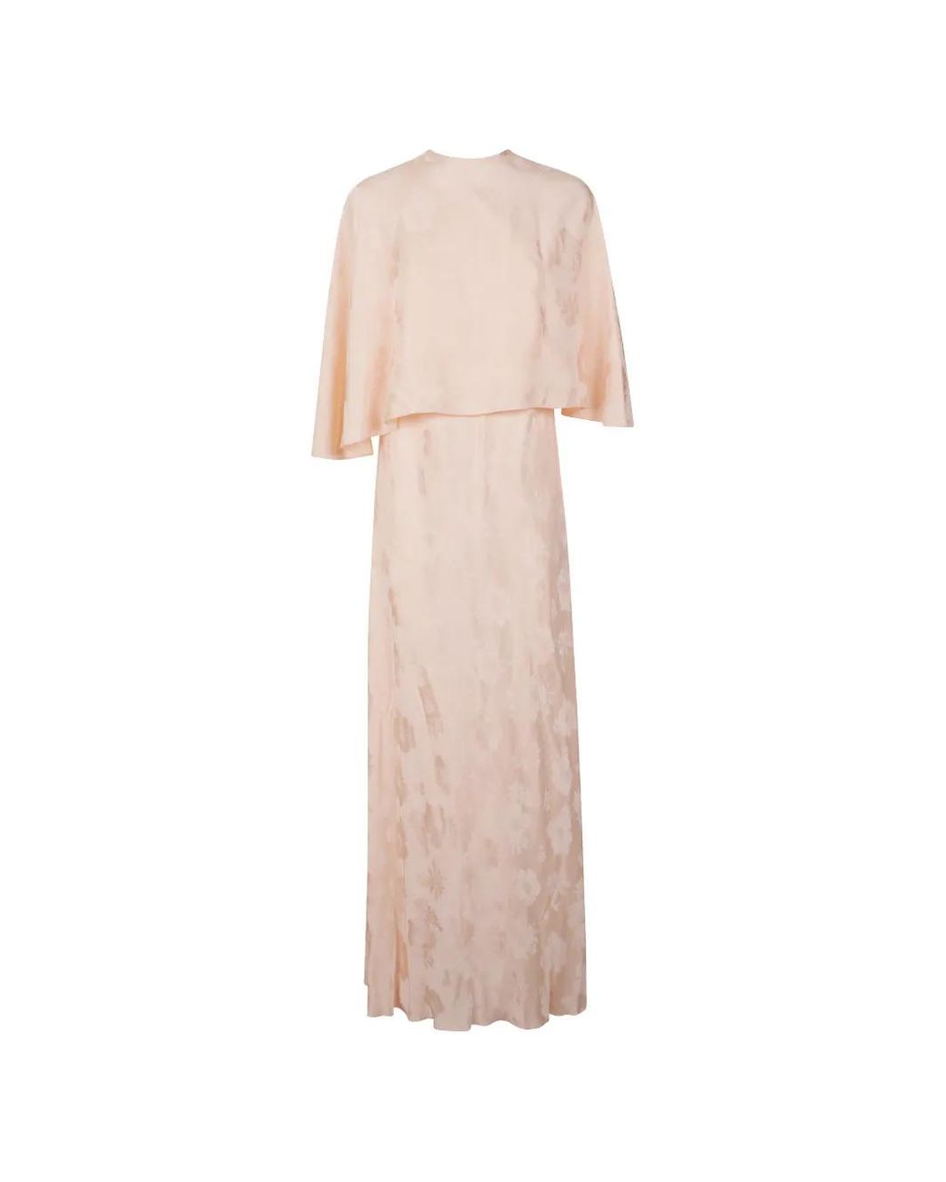 Forte_forte Pink Floral-Jacquard Maxi Dress