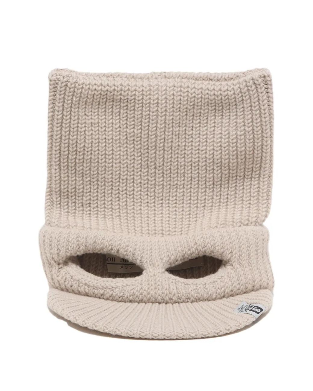 Maison Mihara Yasuhiro Natural Eyelet Cap for men