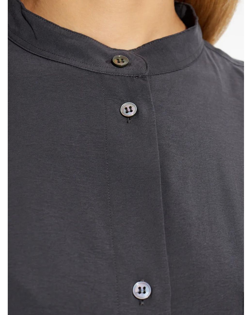 Studio Nicholson Gray Buttoned Pocket Shirt