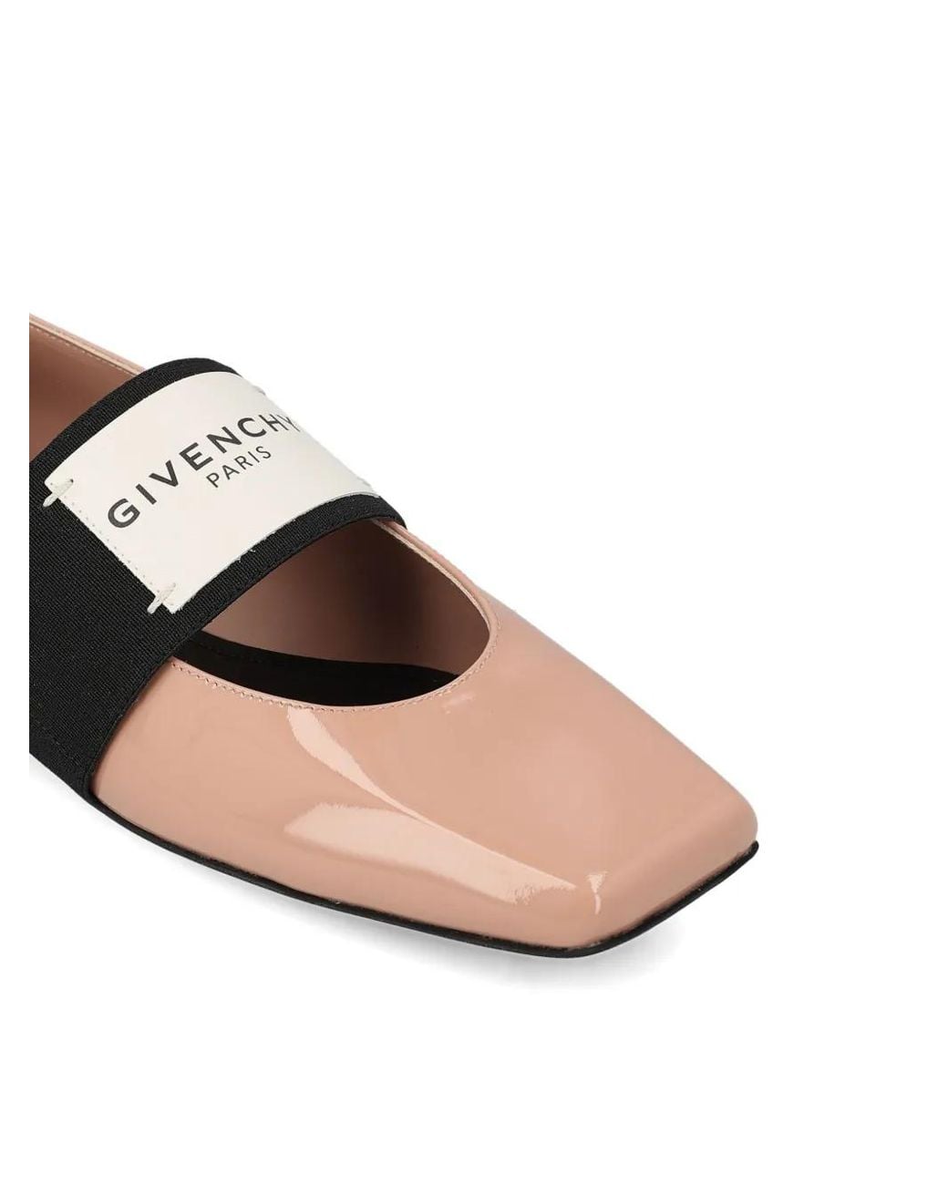 Givenchy Pink Sliced Square Ballerinas