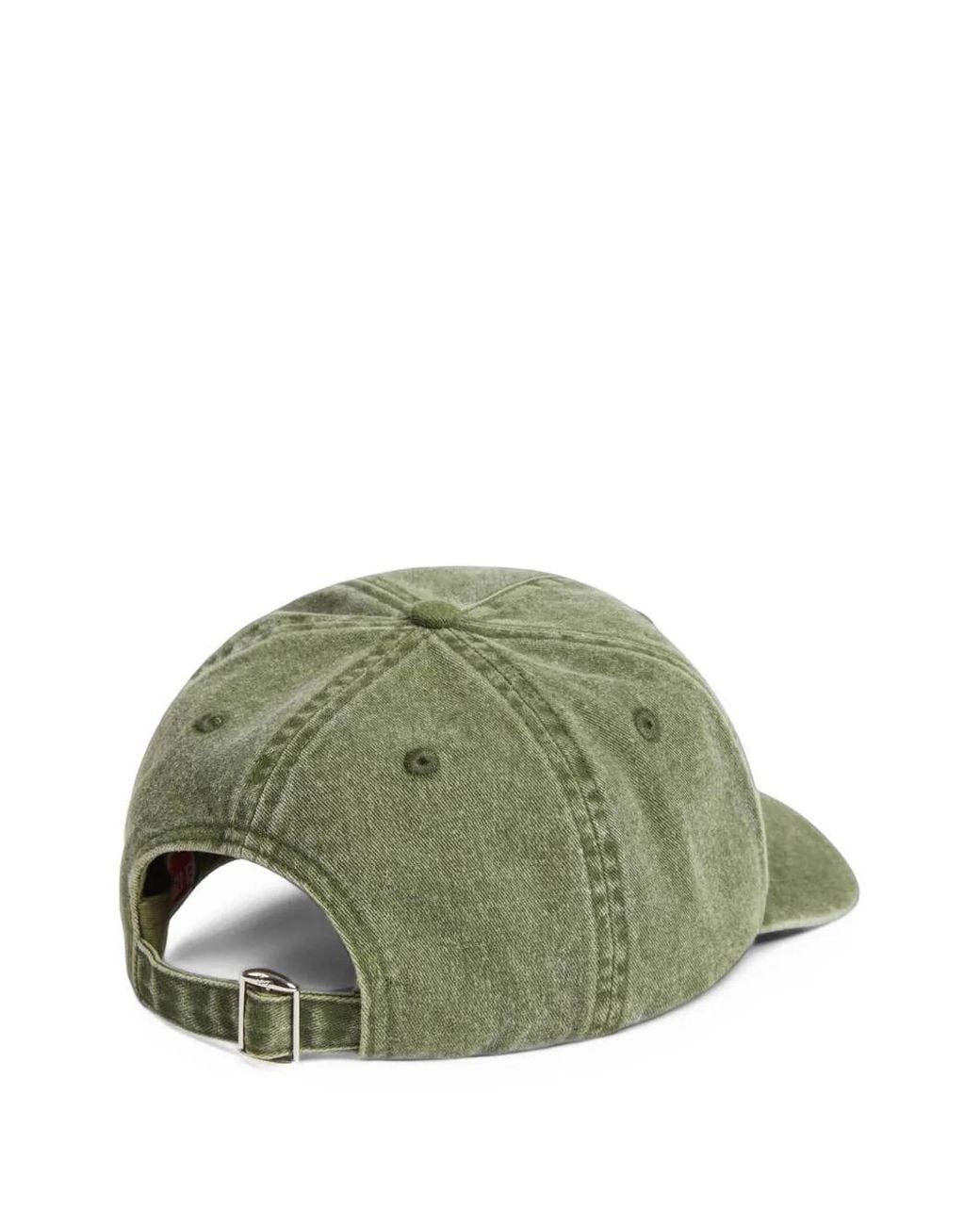 KENZO Green Work And Play Logo-Patch Trucker Cap for men