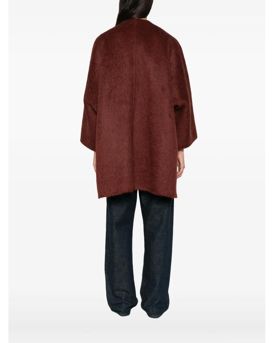 Max Mara Red Wool Coat