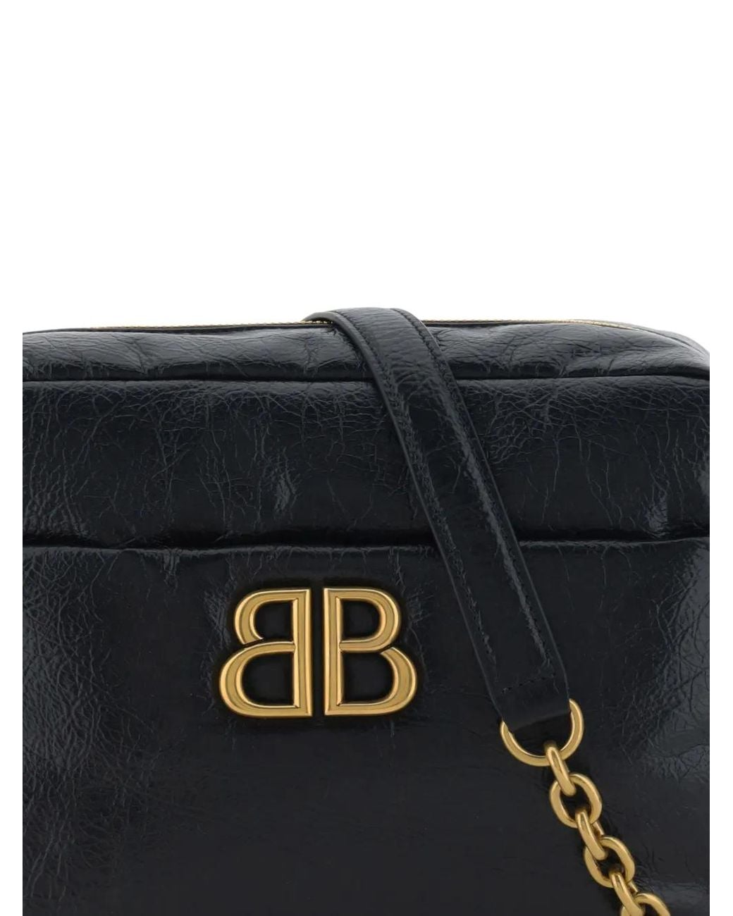 Balenciaga Black Xs Monaco Cross Body Bag