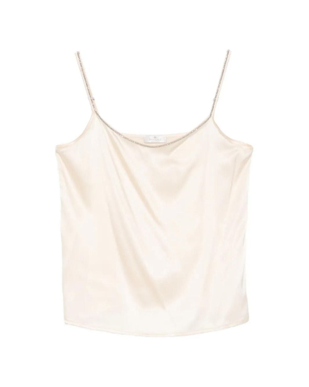 Panicale Natural Embellished Top