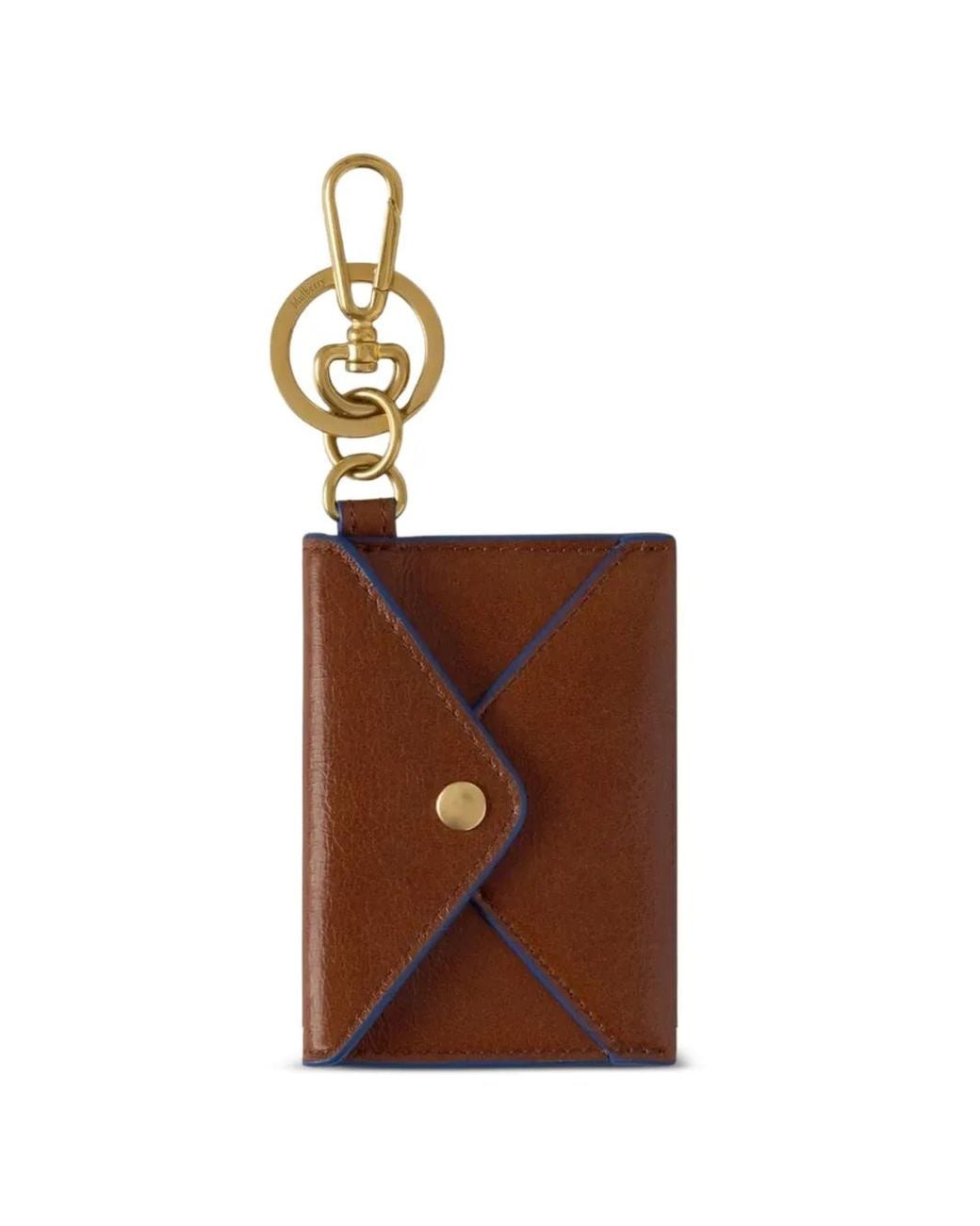 Mulberry Brown Love Letter Leather Card Holder