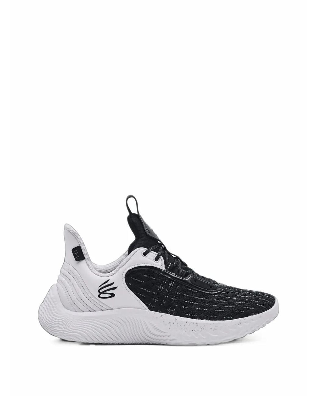 Under Armour White Curry Flow 9 Sneakers for men