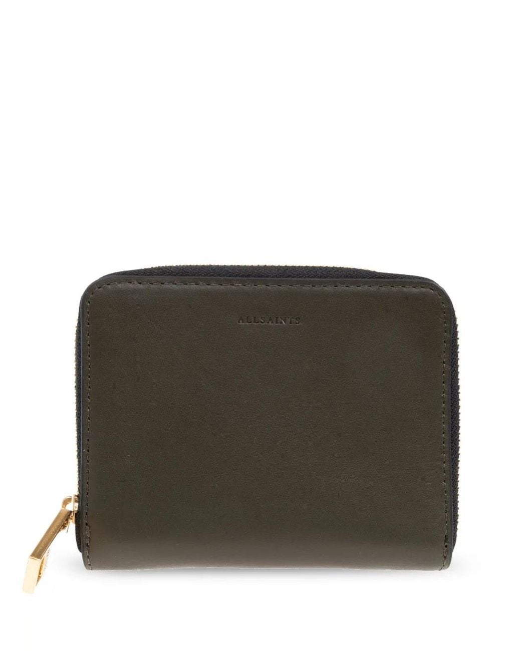 AllSaints Green Lena Wallet
