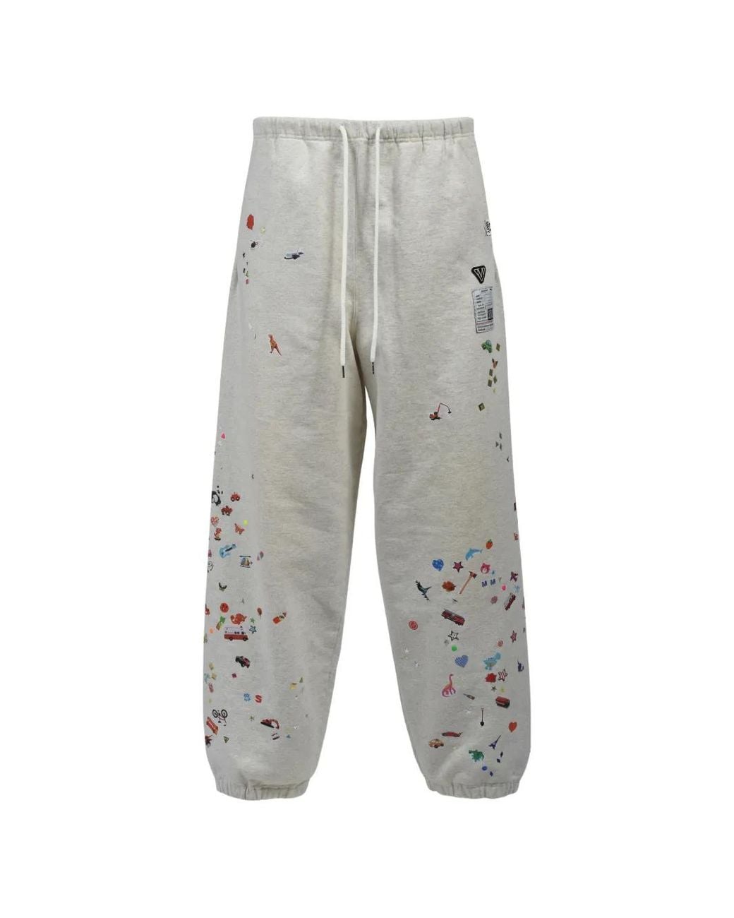 Maison Mihara Yasuhiro Gray Stickers Track Pants for men