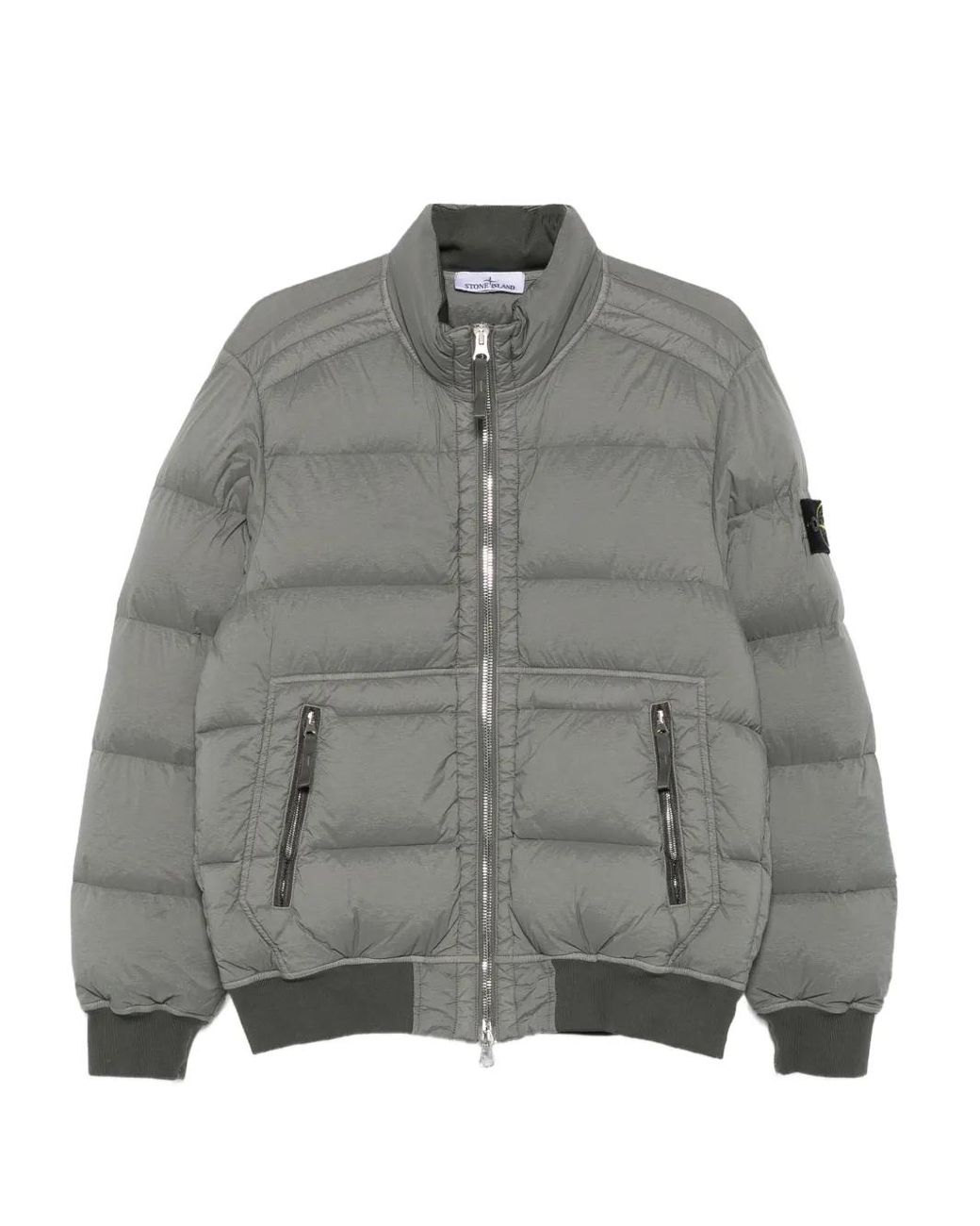 Stone Island Gray Jackets for men