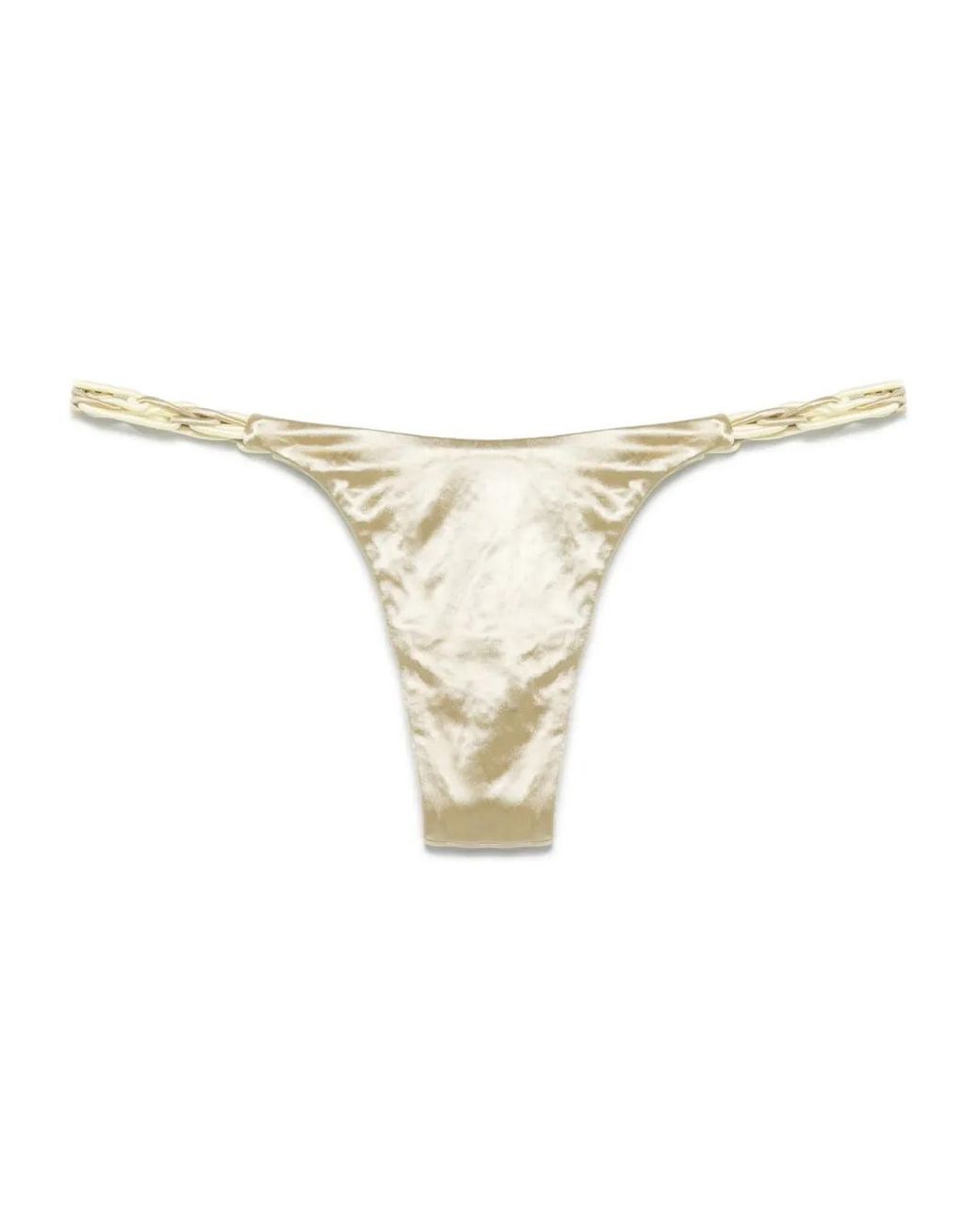 Isa Boulder White Dash Bikini Bottoms