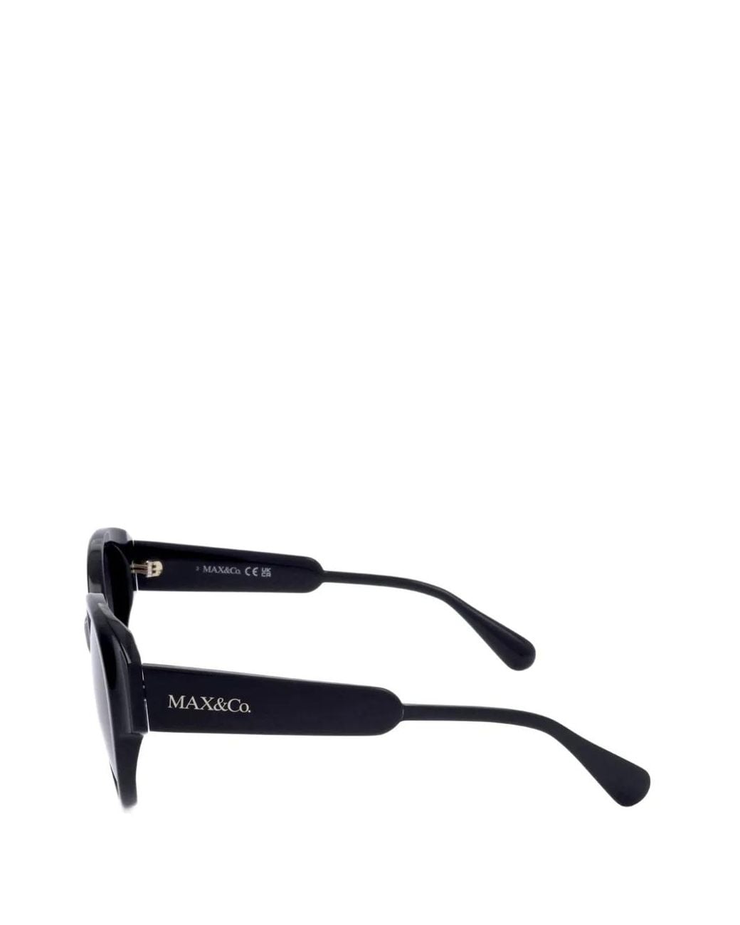 MAX&Co. Black Round-Frame Tinted Sunglasses