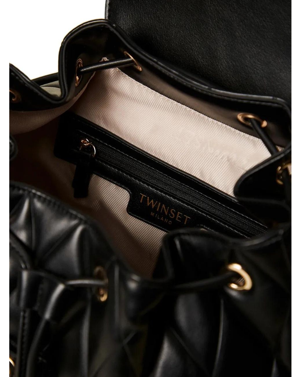 Zaino Trapuntato di Twinset in Black