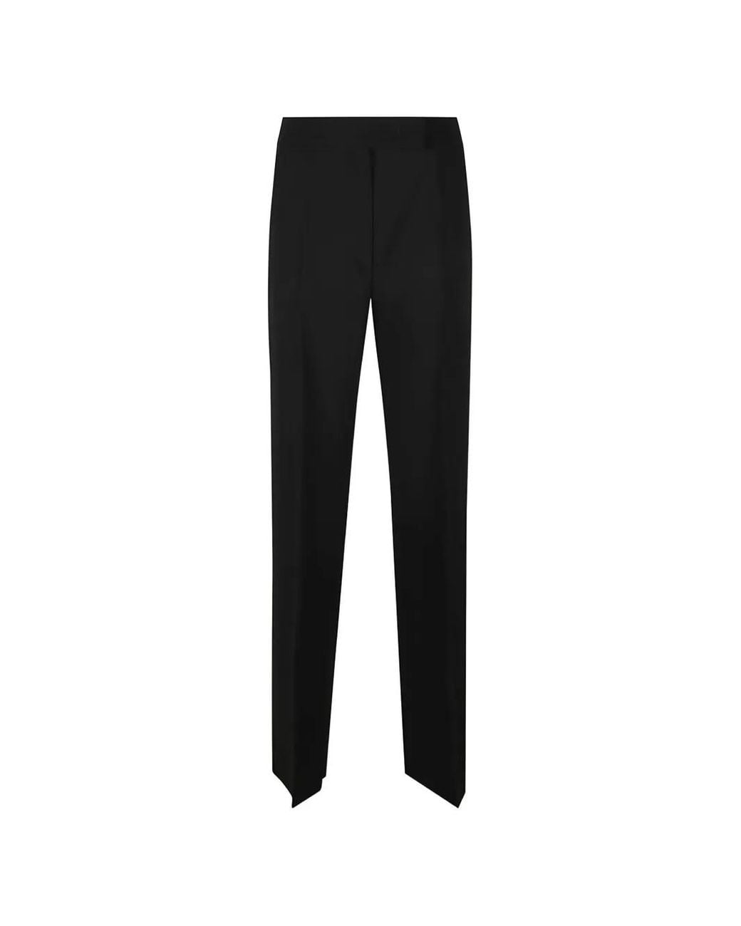 Max Mara Black Straight-Leg Tailored Trousers