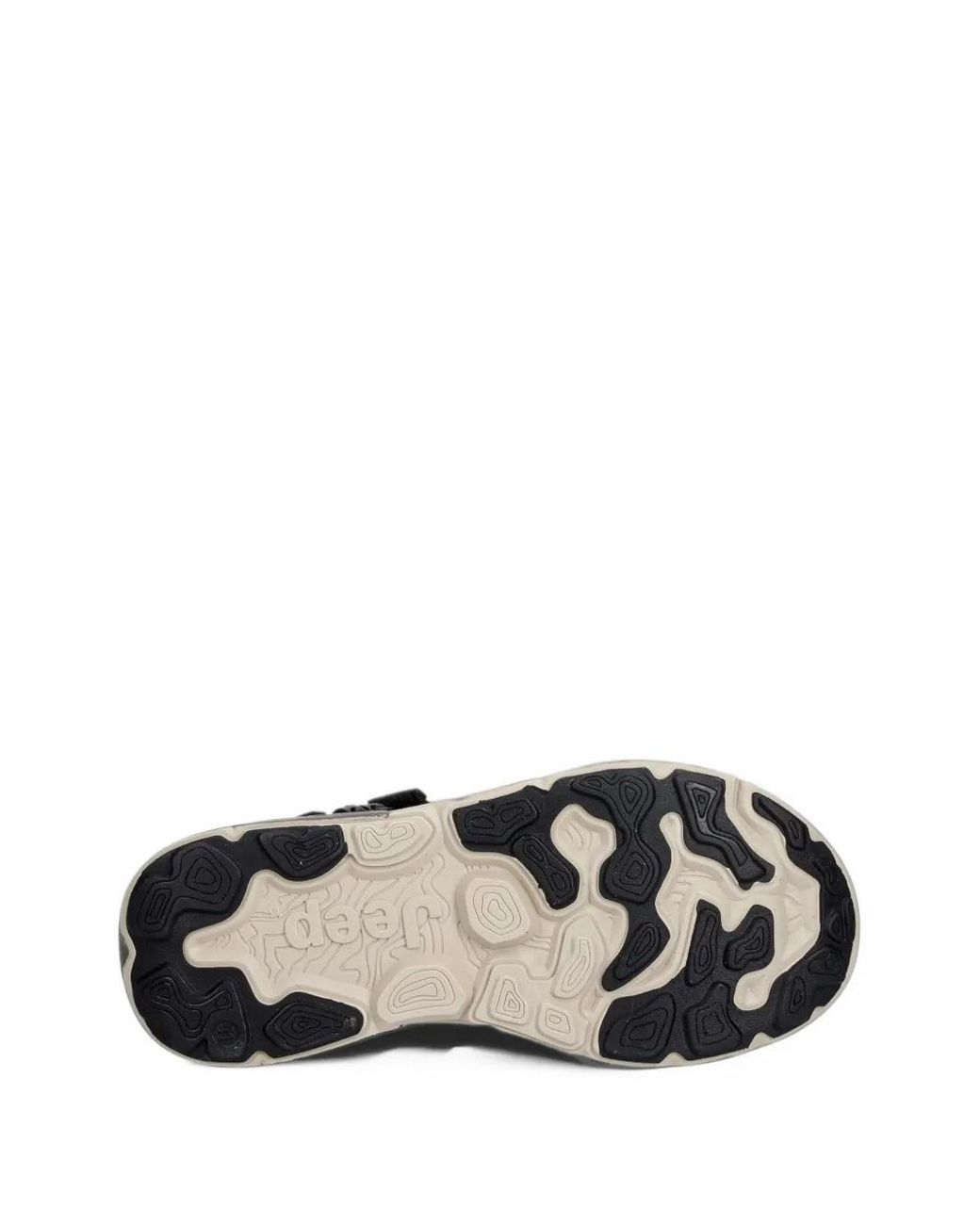Jeep White Sandales À Attache Scratch for men