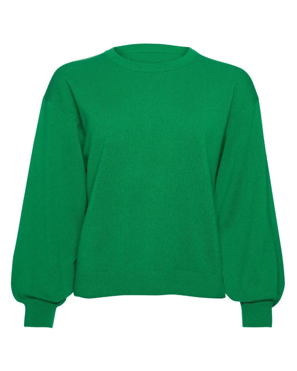 Eres Green Gestrickter Pullover