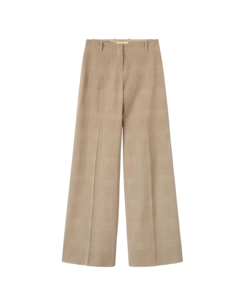Ermanno Scervino Natural Glen Check Trousers